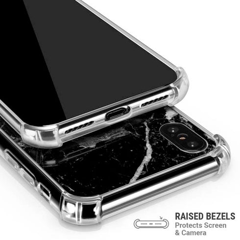 Crushed Black iPhone XS Max Clear Case